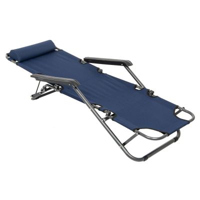 12. FOTEL WIELOPOZYCYJNY LEVEL Z ZAGŁÓWKIEM GRANATOWY