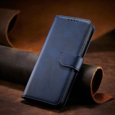 13. Magnet Case elegancki futerał etui pokrowiec z klapką i funkcją podstawki Samsung Galaxy S22+ (S22 Plus) niebieski