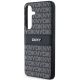 5. Etui DKNY Leather Mono Stripe & Metal Logo na Samsung Galaxy S24+ - czarne