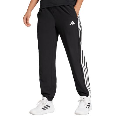 Spodnie damskie adidas Train Essentials 3-Stripes Woven czarne JI8313