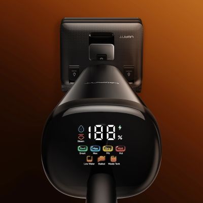 17. Odkurzacz pionowy UWANT DX800 Steam Wet & Dry - czarny