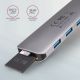 3. Axagon HMC-HCR3A 3x USB-A+ HDMI+ SD/microSD USB-C 3.2 Gen 1 hub 20cm Przewodowa USB 3.2 Gen 1 (3.1 Gen 1) Type-C Szary
