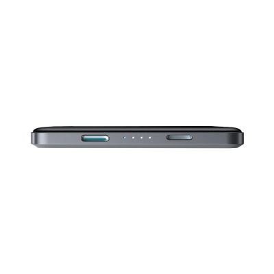 5. Powerbank Joyroom JR-PBM08 5000mAh 20W ultracienki z ładowaniem indukcyjnym - szary