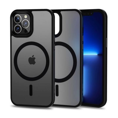 Etui Tech-Protect MagMat MagSafe na iPhone 12 Pro Max - czarny mat