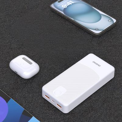5. Powerbank Dudao K10Pro 2,4A 20000mAh 2 x USB-A - biały