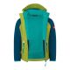 3. Kurtka Trollkids Rondane Zip Off XT Softshell zielony gruszkowy/niebieski madeirowski/zielony morski (819-360)