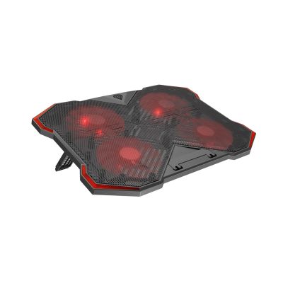 5. GENESIS Oxid 260 podkładka chłodząca do laptop 43,9 cm (17.3") 1010 RPM Czarny, Czerwony