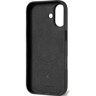 4. Etui skórzane do iPhone 17 black Mujjo