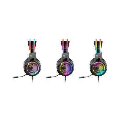 9. DEFENDER SŁUCHAWKI NAUSZNE Z MIKROFONEM COSMO PRO 7.1 PODŚWIETLENIE RGB 64536