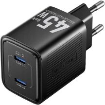 Ładowarka Vention 45W GaN PD 2x USB-C czarna