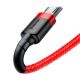 4. Kabel Baseus Cafule Cable CAMKLF-C09 USB-A / micro USB 1.5A 2 m - czerwony