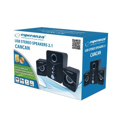 2. ESPERANZA GŁOŚNIKI 2.1 USB CANCAN EP153