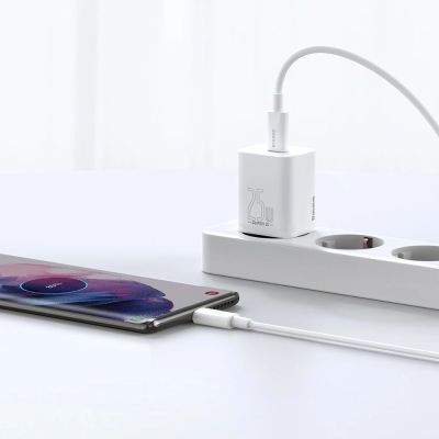 11. Baseus Super Si 1C szybka ładowarka USB Typ C 25W Power Delivery Quick Charge biały (CCSP020102)
