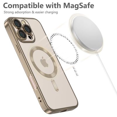 5. Etui Tech-Protect MagFlex MagSafe na iPhone 16 Pro Max - złote