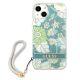3. Etui Guess Flower Strap na iPhone 13 - zielone