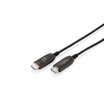 8. Kabel połączeniowy hybrydowy HDMI 2.1 Ultra High Speed 8K60Hz UHD HDMI A/HDMI A M/M czarny 15m