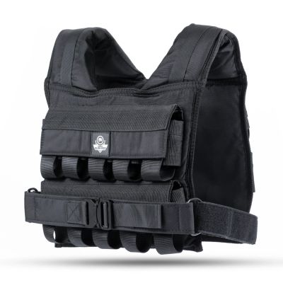 4. Kamizelka treningowa obciążeniowa 20 kg z bloczkami W20B | DBX Bushido