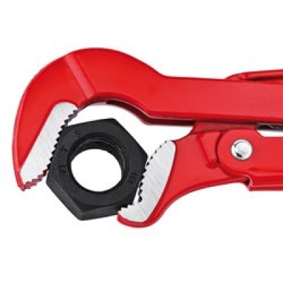 5. Knipex 83 30 015 klucz do rur Czerwony, Stal nierdzewna Czerwony 6 cm Szwedzki klucz do rur Stal chromowo-wanadowa