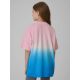 2. T-shirt loose z nadrukiem dziewczęcy 4F 4FJRSS26TTSHF4186-91A