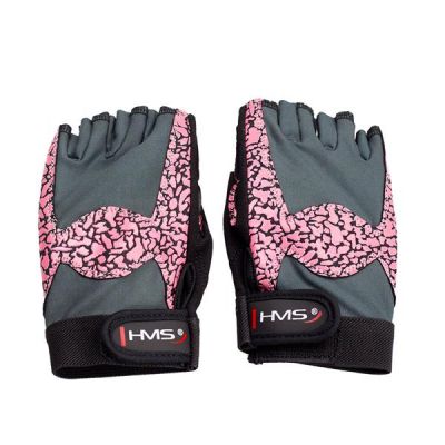 20. Rękawice na siłownię Pink/Gray W HMS RST03 r.L