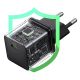 12. Ładowarka sieciowa Baseus Palm 1C 20W (z kablem Baseus Mini White USB-C 60W (20V/3A) 1m) - czarna
