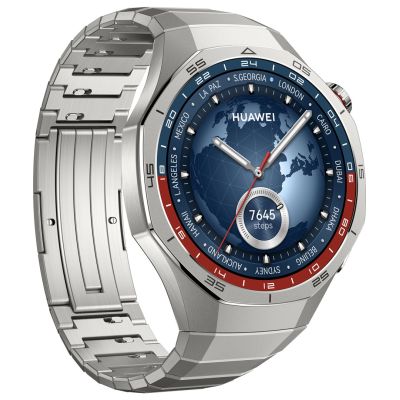 4. Huawei WATCH GT 5 Pro 46mm Vili-B29M | Inteligentny zegarek | GPS (satelitarny) | Dioda AMOLED | 1,43 cala | Tytan