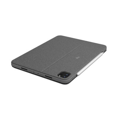 6. Logitech Combo Touch QWERTZ Niemiecki Smart Connector Szary