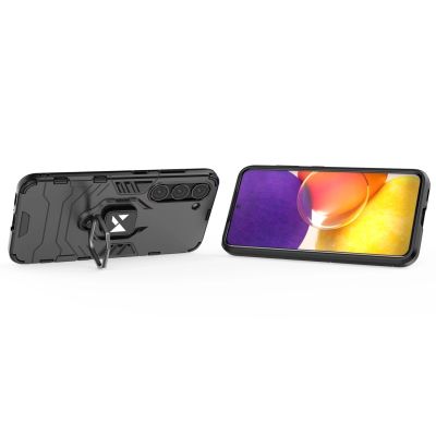 21. Wozinsky Ring Armor etui Samsung Galaxy S23 pancerny pokrowiec uchwyt magnetyczny ring czarne
