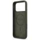 7. Etui Guess Silicone Triangle Logo MagSafe na iPhone 17 Pro Max - zielone