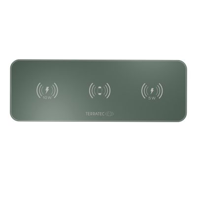 3. Terratec ChargeAIR All Słuchawki, Zestaw słuchawkowy, Smartfon, Smartwatch Zielony Bezprzewodowe ładowanie Szybkie ładowanie Wewnętrzna