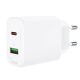 6. Acefast ładowarka sieciowa USB Typ C / USB 20W, PPS, PD, QC 3.0, AFC, FCP biały (A25 white)