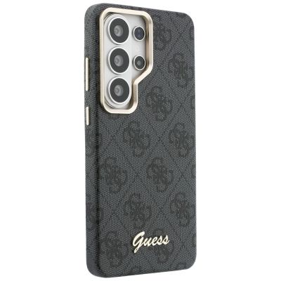 4. Etui Guess 4G Script MagSafe na Samsung Galaxy S26 Ultra - czarne