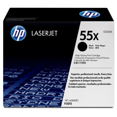 2. Toner HP czarny HP 55X, HP55X=CE255X, 12500 str.
