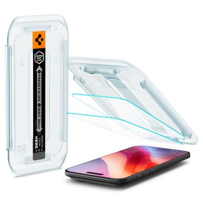 2. Szkło hartowane Spigen Glas.TR EZ Fit 2-pack na iPhone 17 Air - przezroczyste