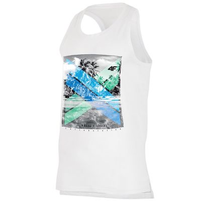 Koszulka 4F M H4L19-TSM025 10S biały