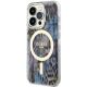 2. Etui Guess Leopard MagSafe na iPhone 14 Pro - niebieskie