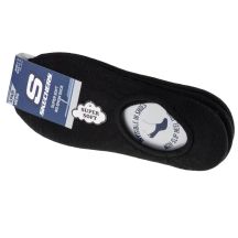 Skechers 3pk Mens Non Terry No Show S112219-BLK Czarne 41-46