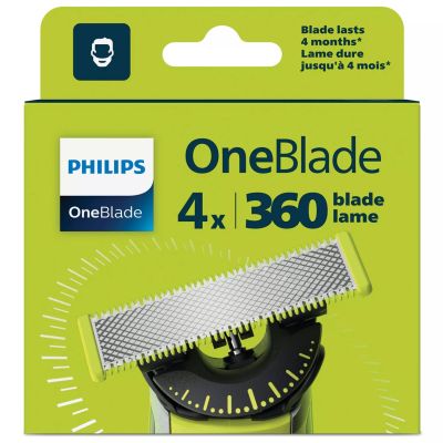 12. Philips Norelco OneBlade OneBlade 360 QP440/50 4 x Wymienne ostrze 360