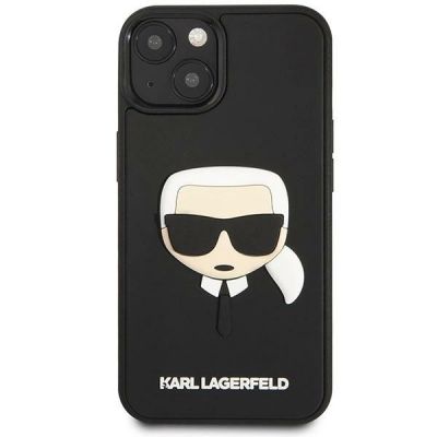 3. Etui Karl Lagerfeld 3D Rubber Karl's Head na iPhone 14 Plus - czarne