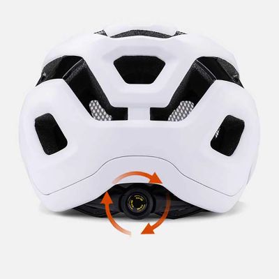 8. Kask rowerowy MTB Wozinsky z odpinanym daszkiem lekki L - czarno-biały