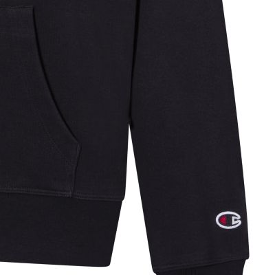 5. Bluza damska Champion Full Zip Hoodie Sweatshirt czarna 118406 KK001