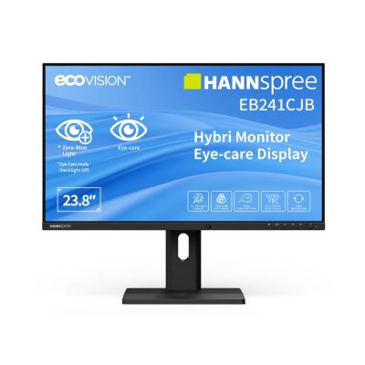 10. Hannspree Hybri Monitor EB241CJB monitor komputerowy 60,5 cm (23.8") 1920 x 1080 px Full HD LCD Czarny
