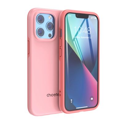5. Choetech MFM Anti-drop case etui Made For MagSafe do iPhone 13 Pro Max różowy (PC0114-MFM-PK)