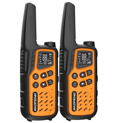 12. Krótkofalówka Baofeng BF-T25E pomarańczowa, 2 sztuki