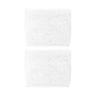 2. Frotka na rękę Asics Wrist Band 2 szt. biała 3043A143 100