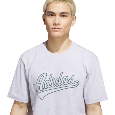 4. Koszulka męska adidas Varsity Tailsweep Graphic szara KS2179