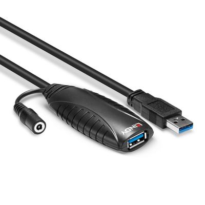 4. Lindy 43156 kabel USB USB 3.2 Gen 1 (3.1 Gen 1) 10 m USB A Czarny
