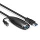 4. Lindy 43156 kabel USB USB 3.2 Gen 1 (3.1 Gen 1) 10 m USB A Czarny