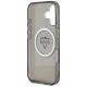 7. Etui Guess IML Metal Mountain Logo MagSafe na iPhone 16 - czarne