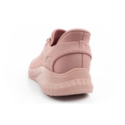 14. Skechers Bobs Squad-Chaos buty sportowe damskie wygodne SLIP-INS różowe